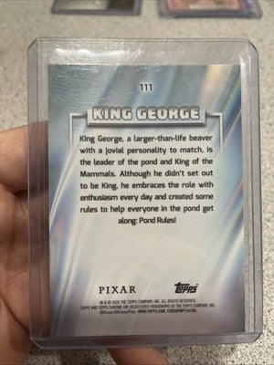 2026 Topps Chrome Disney Debut King George Pink Refractor 077/399 #111