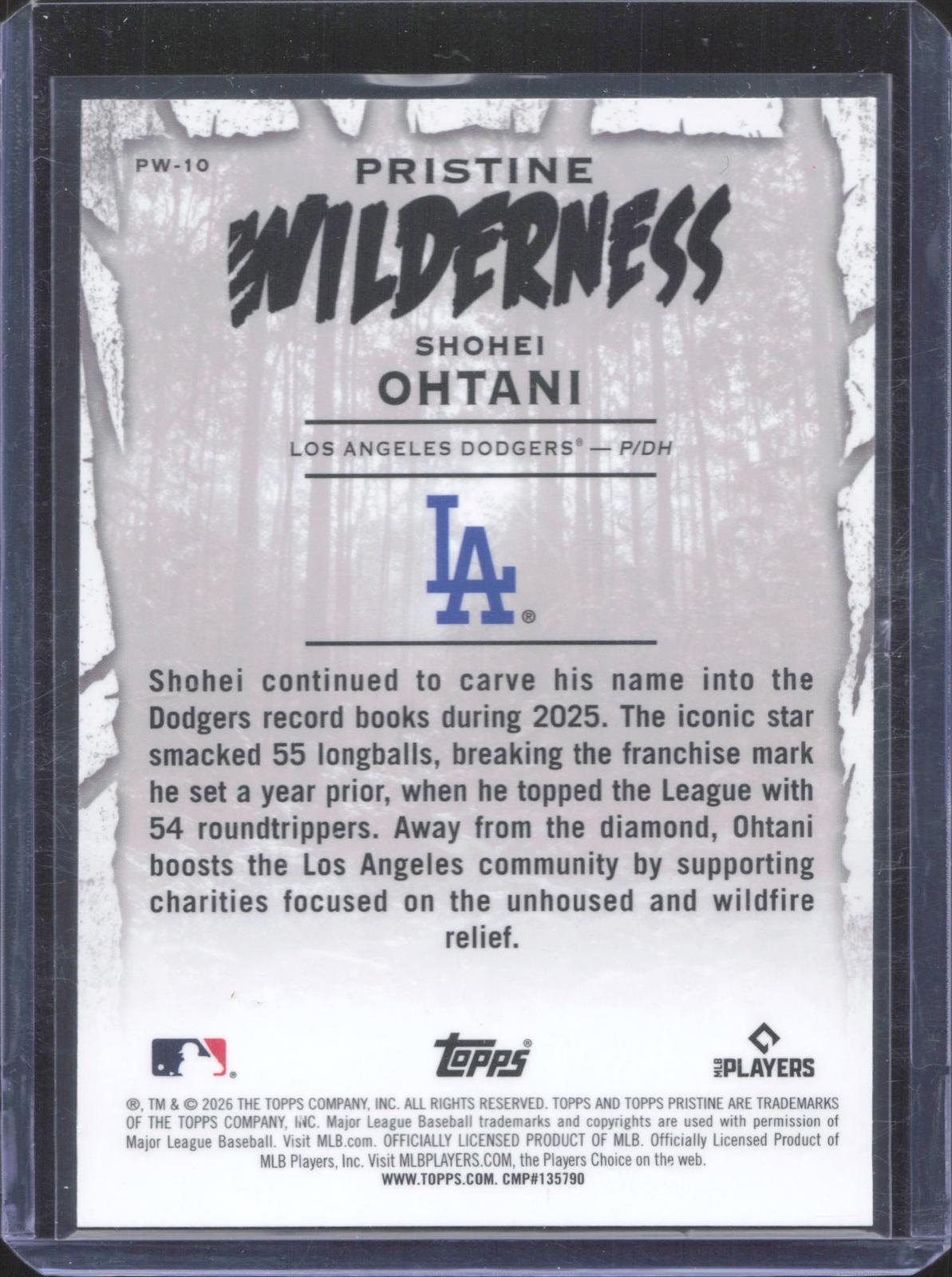 2026 Topps Pristine Shohei Ohtani #PW-10 Pristine Wilderness