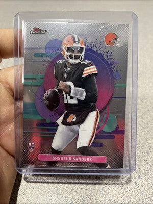 Topps Finest Rookie Uncommon Shedeur Sanders #106 Cleveland Browns 2025