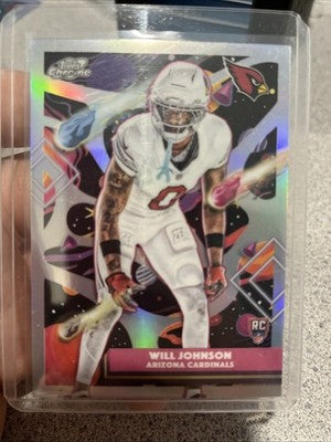 2025 Topps Cosmic Chrome Will Johnson RC Refractor #102 CARDINALS