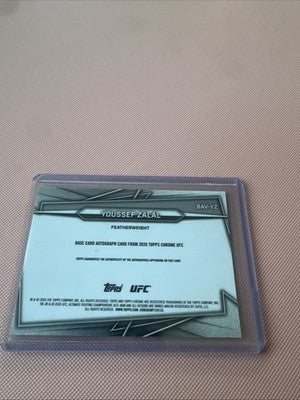 2026 Topps Chrome UFC Youssef Zalal Auto Rookie RC SP #BAV-YZ