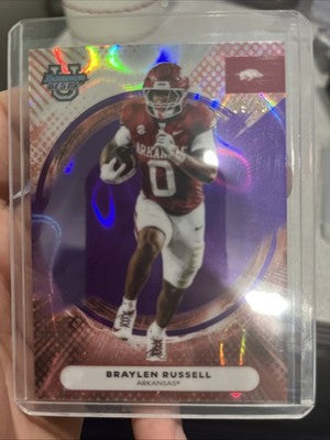 2025 Bowman's Best University - Braylen Russell #30 Purple Lava Refractor /75...