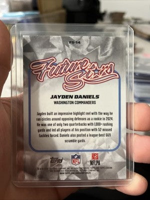 2025 Topps Chrome - Future Stars Jayden Daniels #FS-14