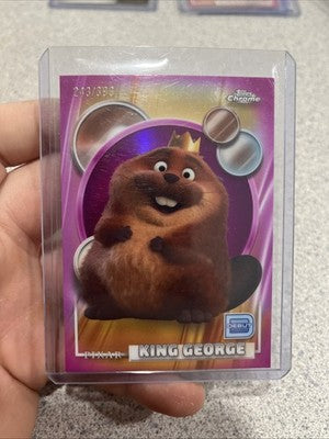 2026 Topps Chrome Disney Debut King George Pink Refractor 077/399 #111