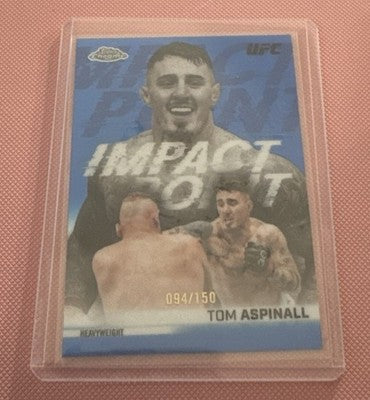 Topps Chrome UFC 2026 Tom Aspinall Impact Point #IP-6 Serial Numbered /150