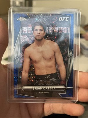 2026 Topps Chrome UFC Brian Ortega Blue Refractor /150 No. 194
