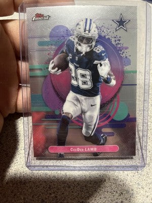 Topps Finest 2025 CeeDee Lamb #163 Dallas Cowboys Uncommon Refractor