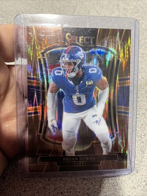 2025 Select Football Copper Prizm Shock Brian Burns New York Giants /899