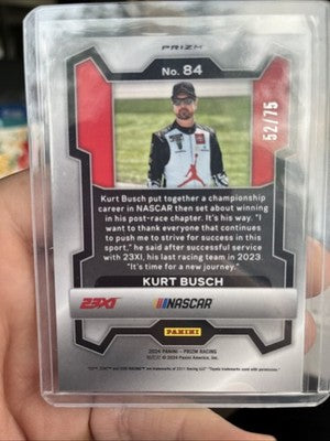 2024 Prizm Racing Kurt Busch Red/75 No. 84