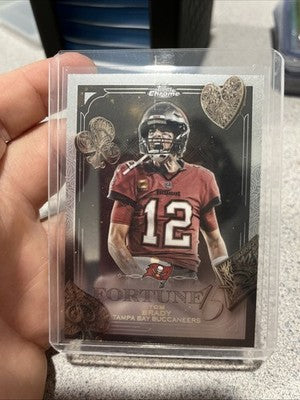 2025 Topps Chrome Tom Brady Tampa Bay Buccaneers Fortune 15 Refractor