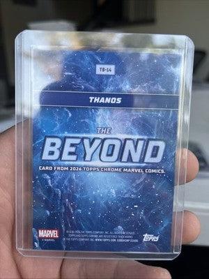 2026 Topps Chrome Marvel THE BEYOND - THANOS Refractor TB-14