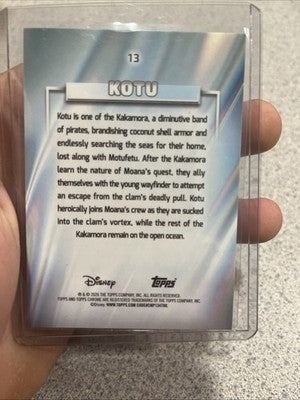 Topps 2026 Chrome Disney Kotu #13  Debut  143/199 Aqua Refractor Hobby