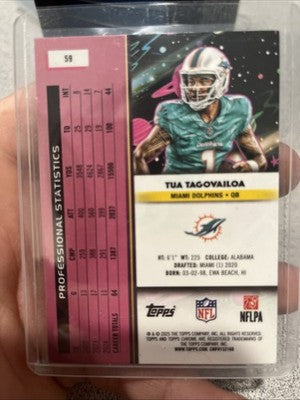 2025 Topps Chrome Cosmic - Tua Tagovailoa - Dolphins