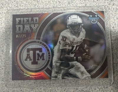 2025 Bowman's Best University - Field Day Marcel Reed #FD-5 Orange Refractor /25