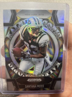 2025 PANINI PRIZM BLACK SANTANA MOSS KALEIDOSCOPIC #18 NEW YORK JETS