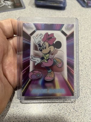 2026 Topps Disney Neon Minnie Mouse Illuminated Neon Lights PETG Mickey Mouse