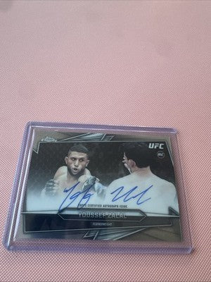 2026 Topps Chrome UFC Youssef Zalal Auto Rookie RC SP #BAV-YZ