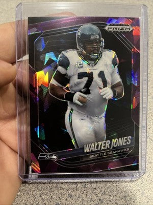 Walter Jones 2025 Panini Prizm Black Purple Ice SP #/149 #135