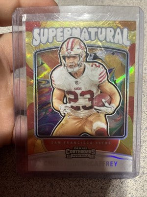 2023 Panini Contenders - Supernatural Christian McCaffrey #6