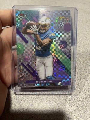 2025 Topps Finest #28 Tre Harris III X Fractor (RC)