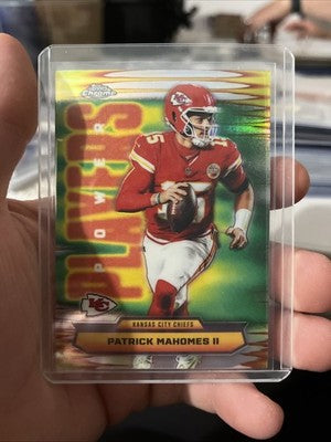 2025 Topps Chrome Patrick Mahomes II Power Players Refractor PP-6 KC Chiefs