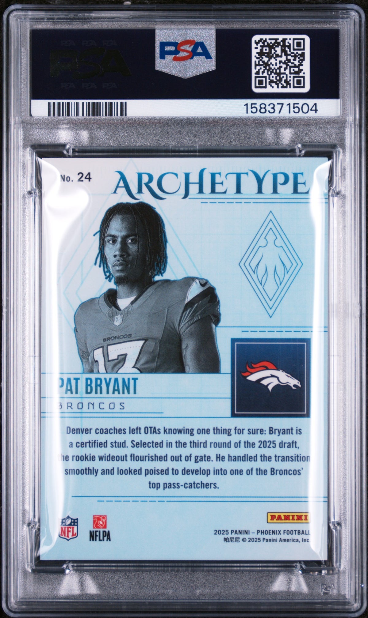 2025 Panini Phoenix Archetype #24 Pat Bryant PSA 10