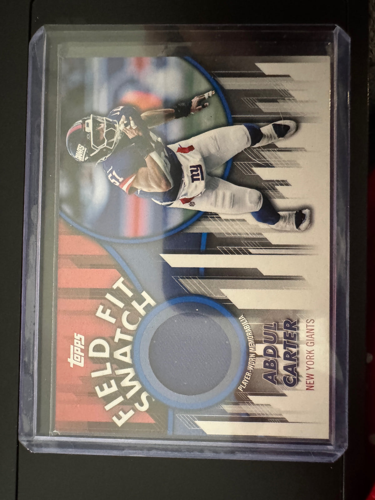 Topps 2026 Topps Flagship Abdul Carter #FFSC-AC Field Fit Swatches