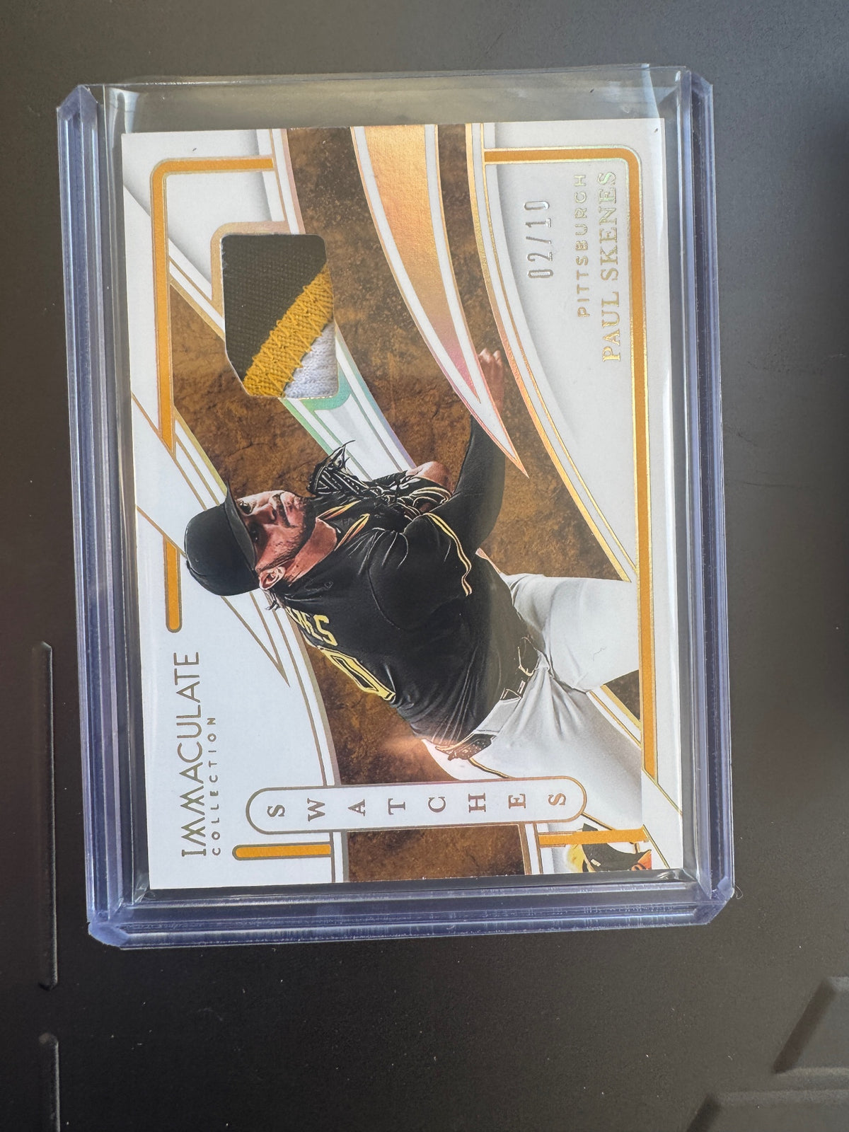 2026 Panini Immaculate Collection Paul Skenes #ICS-PSCollection Swatches Gold