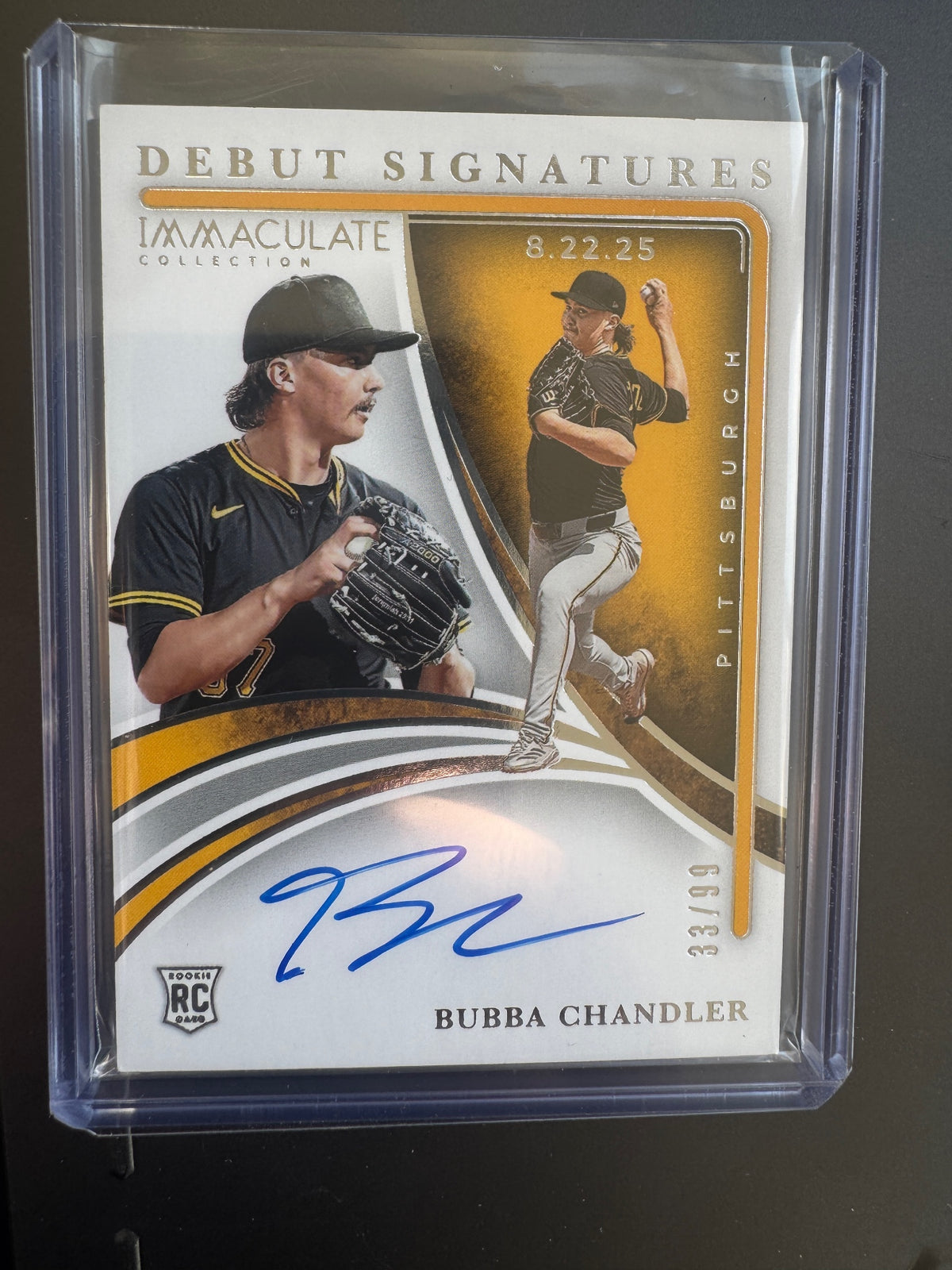 2026 Panini Immaculate Collection Bubba Chandler #DS-BC Debut Signatures