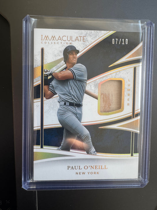 Panini 2026 Panini Immaculate Collection Paul O'Neill #LUM-PO