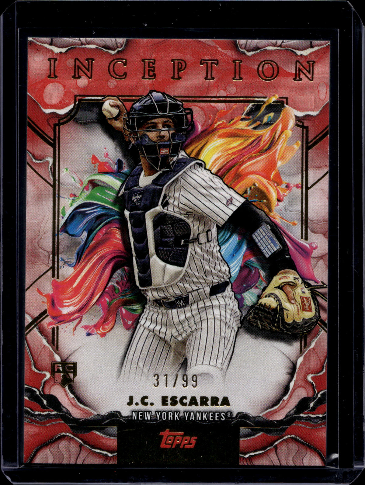 Topps 2025 Topps Inception JC Escarra #31 Red
