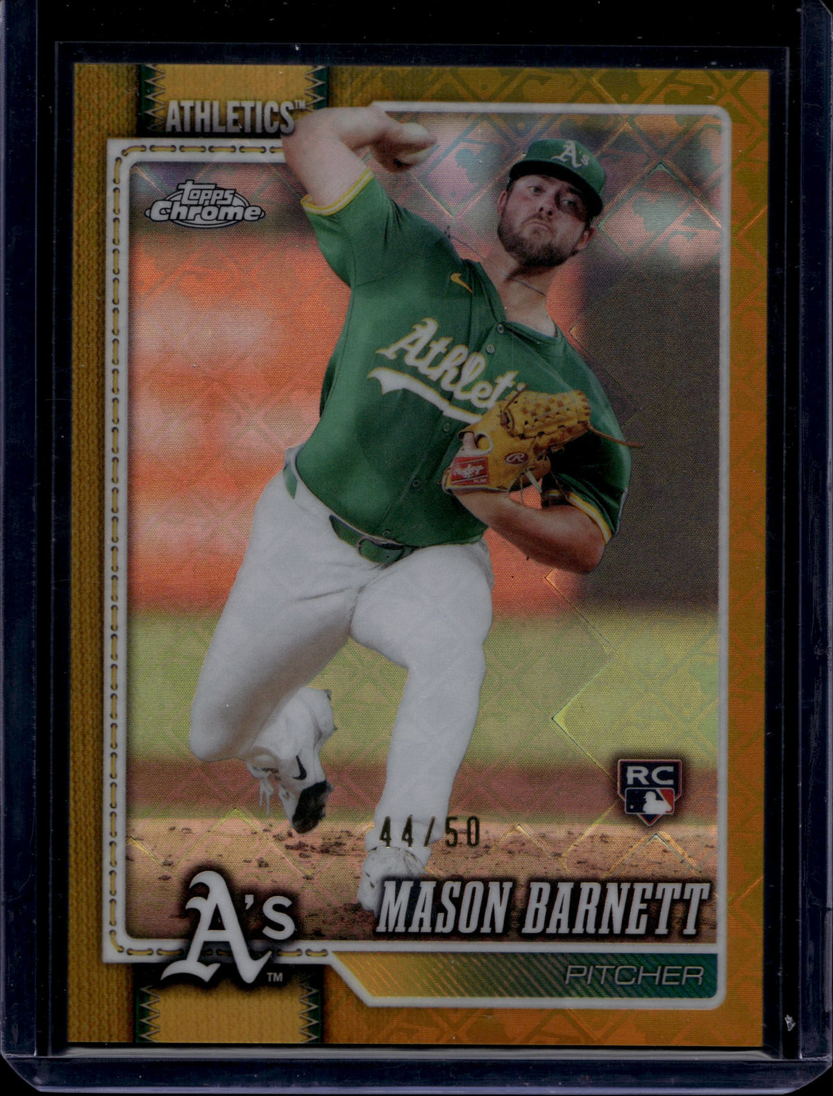 Topps 2026 Topps Chrome Mason Barnett #22 Gold Refractors