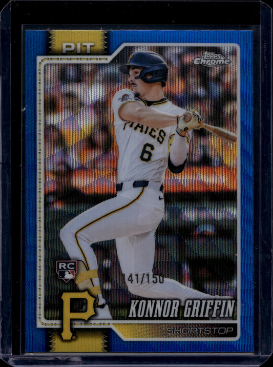 Topps 2026 Topps Chrome Konnor Griffin #74 Blue Refractors