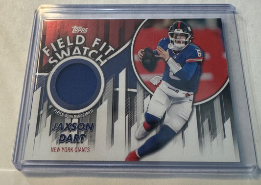 Topps 2026 Topps Flagship Jaxson Dart #FFSC-JD Field Fit Swatches