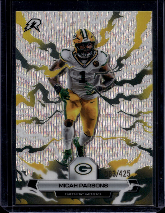 Topps 2025 Topps Resurgence Micah Parsons #26 Surge Refractor