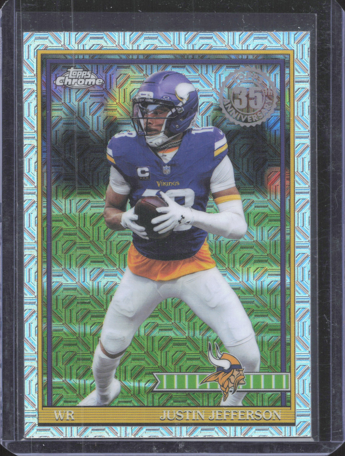 Topps 2026 Topps Flagship Justin Jefferson #91TC-38 1991 Topps Football Chrome