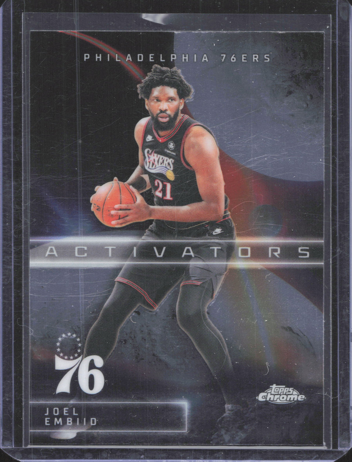 Topps 2025-26 Topps Chrome Update Joel Embiid #AC-16 Activators