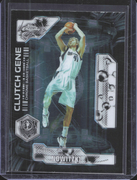 Topps 2025-26 Topps Chrome Update Dirk Nowitzki #CG-26 Clutch Gene