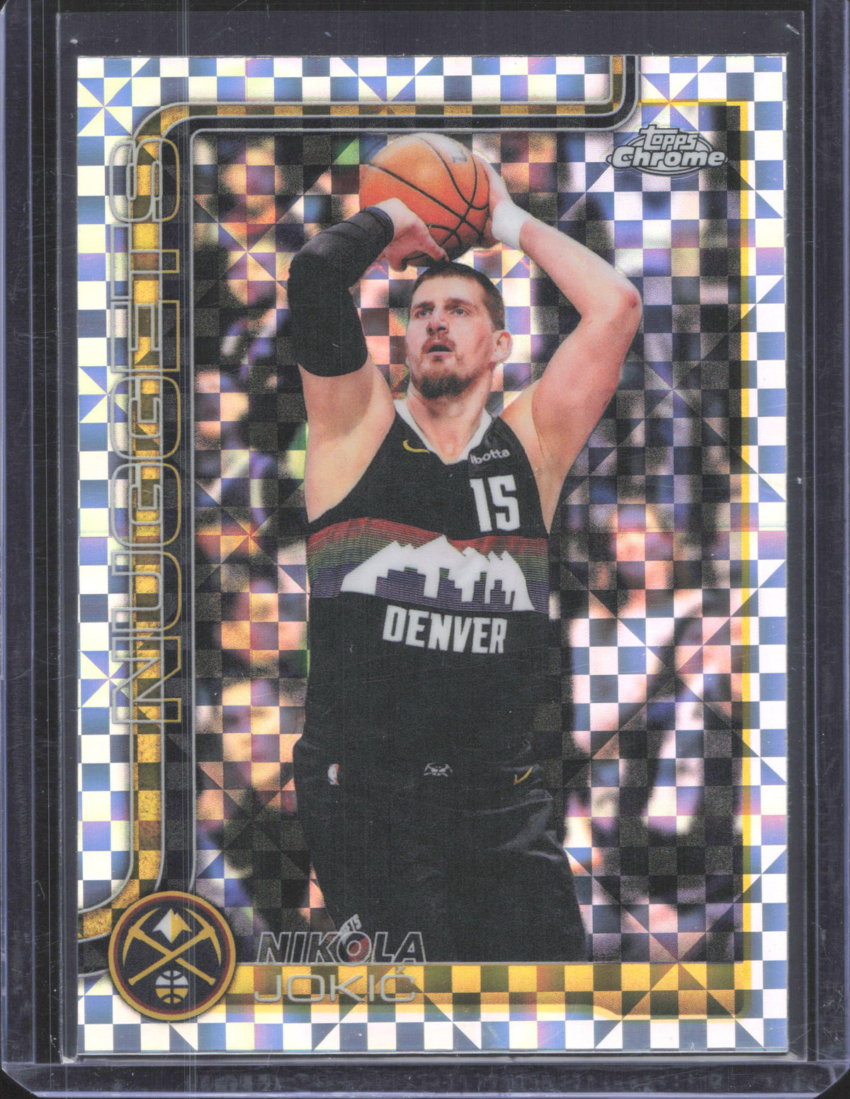 Topps 2025-26 Topps Chrome Update Nikola Jokić #12 Xfractor