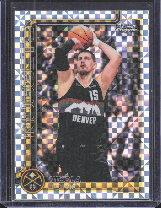 Topps 2025-26 Topps Chrome Update Nikola Jokić #12 Xfractor