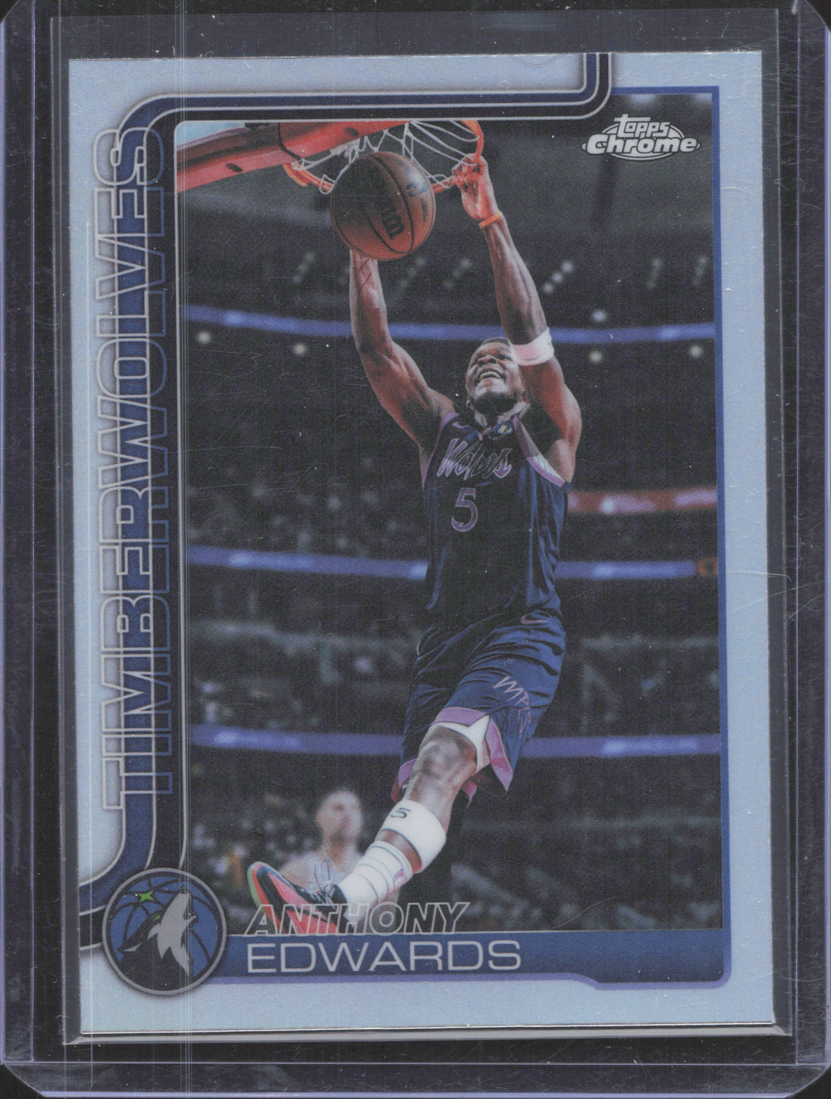 Topps 2025-26 Topps Chrome Update Anthony Edwards #17 Refractor