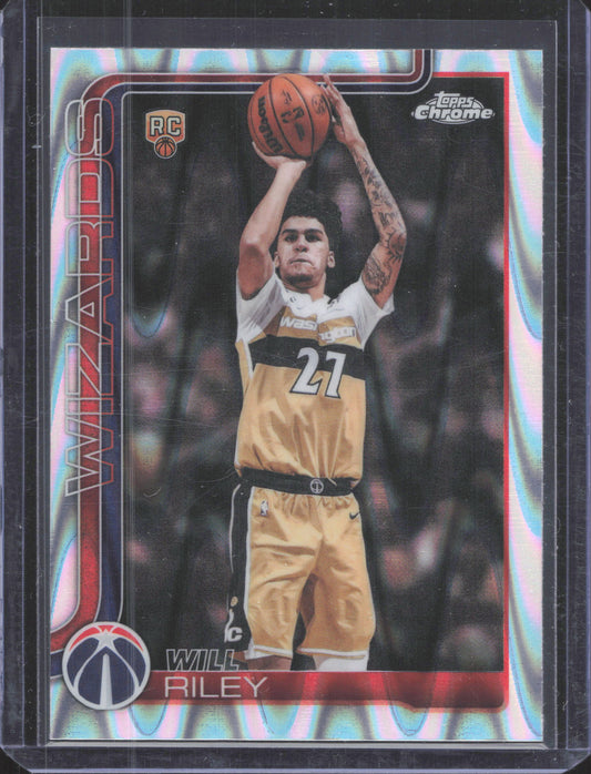 Topps 2025-26 Topps Chrome Update Will Riley #171