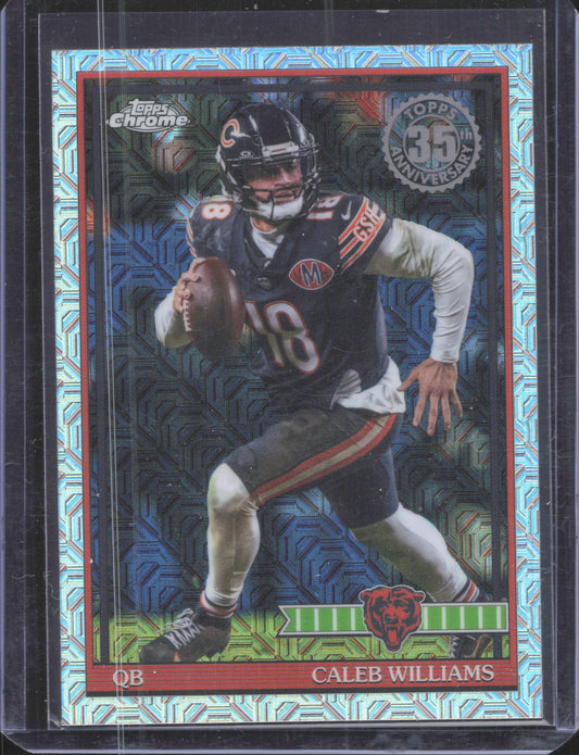 2026 Topps Flagship Caleb Williams #91TC-18 1991 Topps Football Chrome