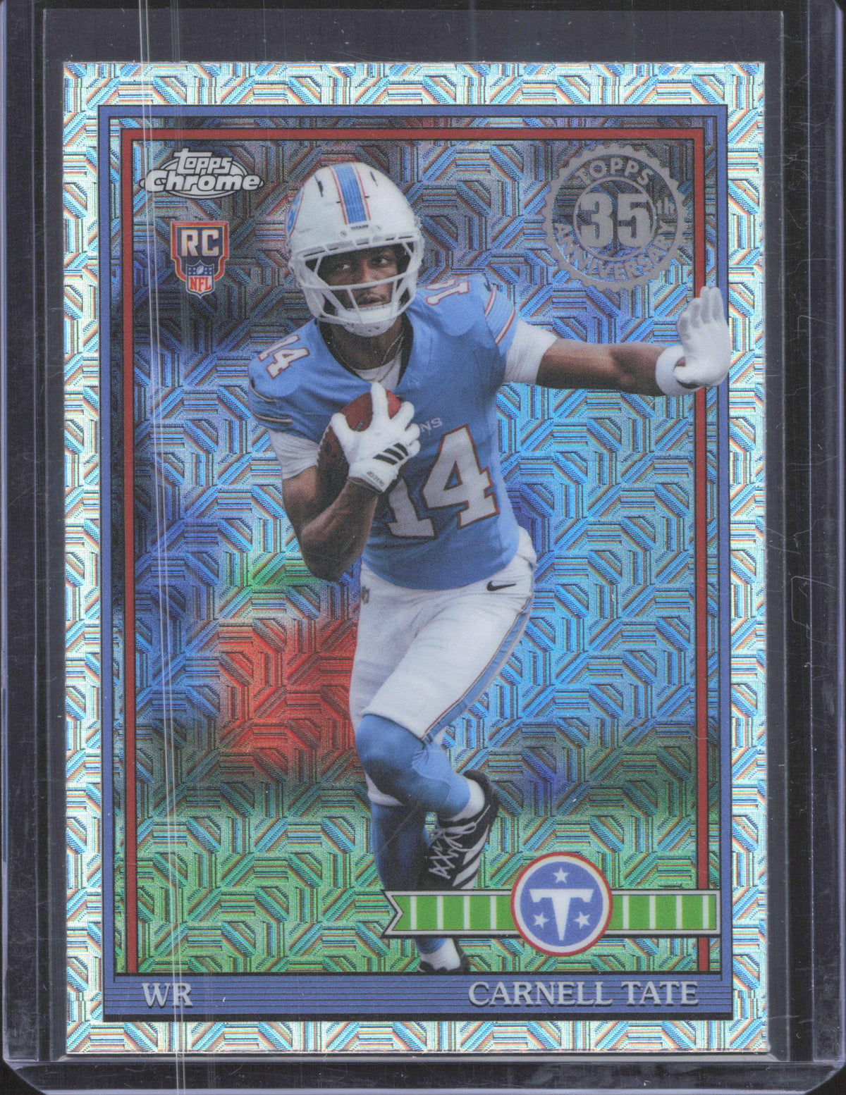 2026 Topps Flagship Carnell Tate #91TRC-18 1991 Topps Football Rookies MOJO