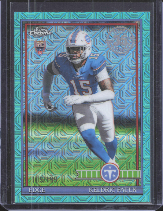 Topps 2026 Topps Flagship Keldric Faulk #91TRC-44