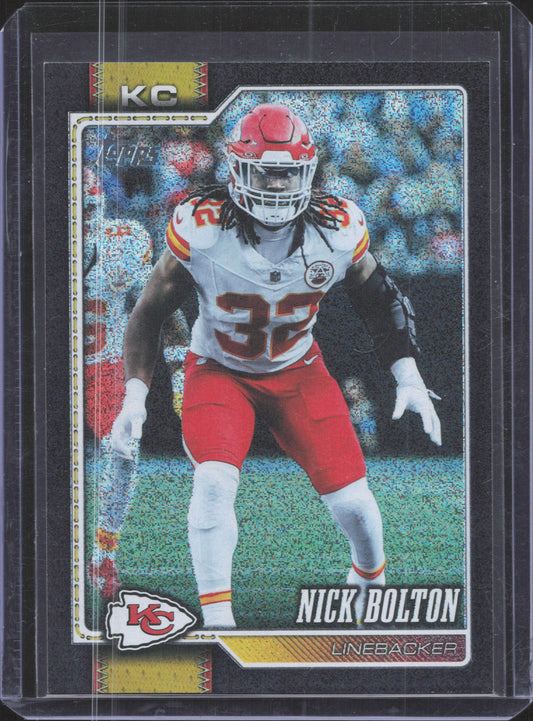 Topps 2026 Topps Flagship Nick Bolton #99 Black Sandglitter