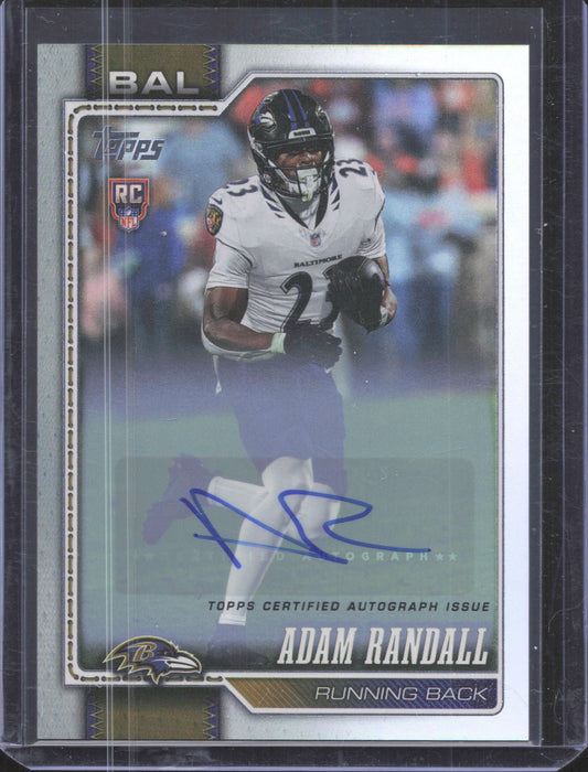 Topps 2026 Topps Flagship Adam Randall #377 Real One Autographs