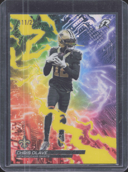 2025 Topps Resurgence Chris Olave #CB-24 Circuit Breakers Refractor /225
