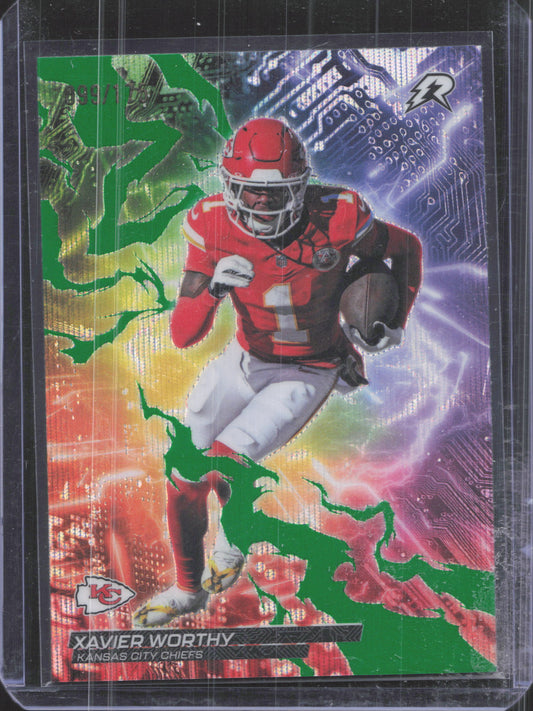 Topps 2025 Topps Resurgence Xavier Worthy #CB-8