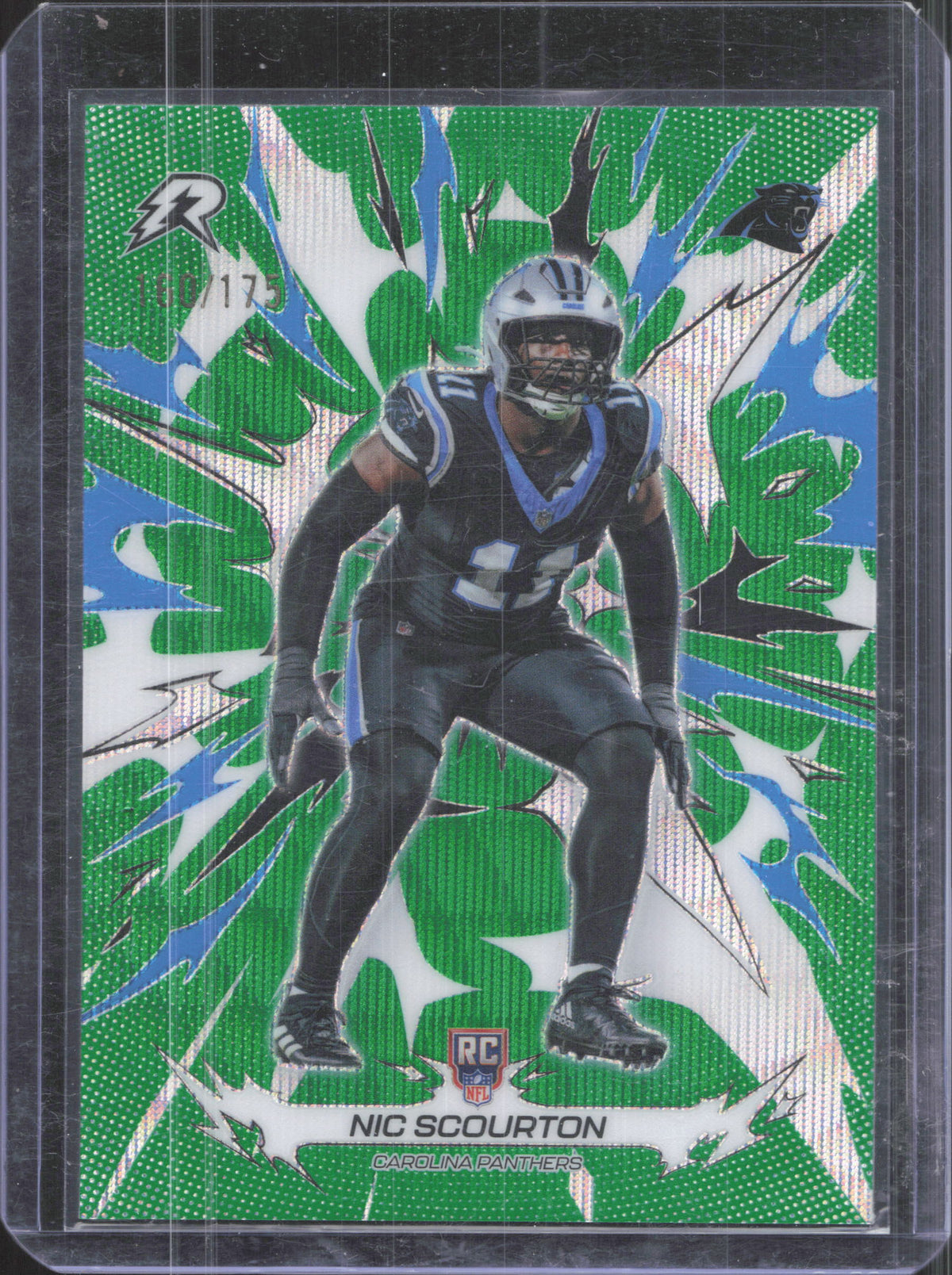 2025 Topps Resurgence Nic Scourton #112 Green Surge Refractor